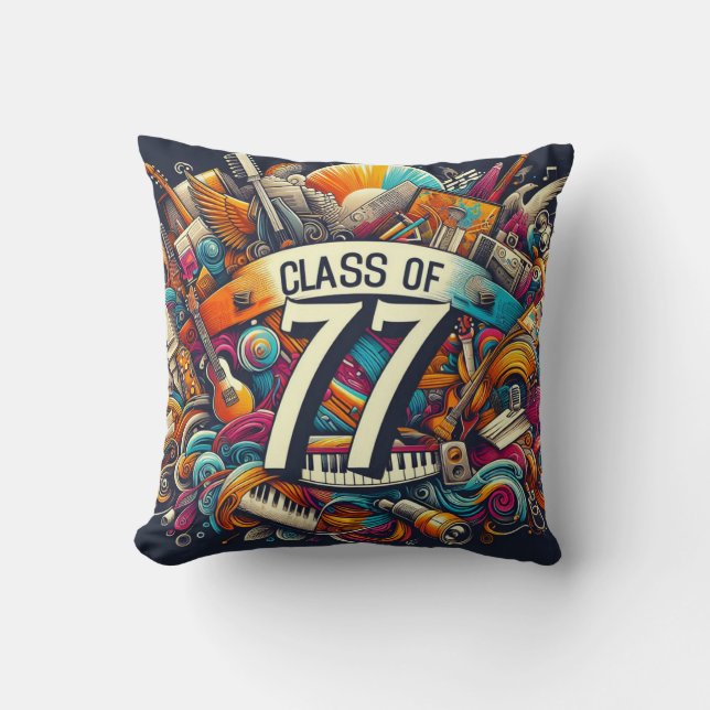 Arts middelbare school klas van 77 kussen (Voorkant)