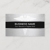 Arts Modern Silver Visitekaartje (Voorkant)