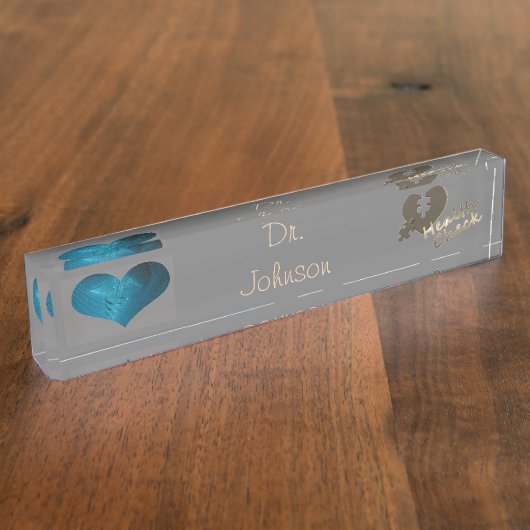 Arts Naambordje (Zijkant)