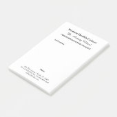 Arts Obstetricien Gynaecologen Indicaties Post-it® Notes (Schuin)