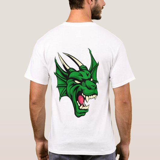 Arts of dainasure hoofd t shirt (Achterkant)