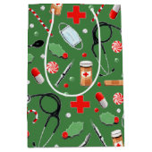 Arts of verpleegkundige kerstfeestdag medium cadeauzakje (Voorkant)