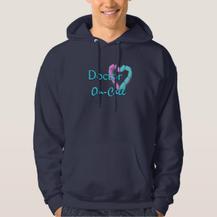 Arts Op afroep in Marineblauw Hoodie