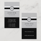 Arts Pendant Silver Visitekaartje (Voorkant / Achterkant)