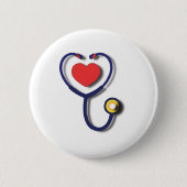 Arts ronde button 5,7 cm (Voorkant)