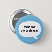 Arts Ronde Button 5,7 Cm (Voorkant /achterkant)