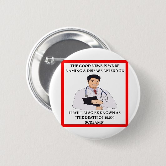 ARTS RONDE BUTTON 5,7 CM (Voorkant /achterkant)