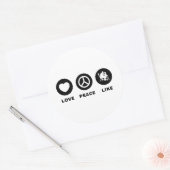 Arts Ronde Sticker (Envelop)