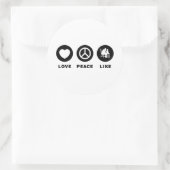 Arts Ronde Sticker (Tas)