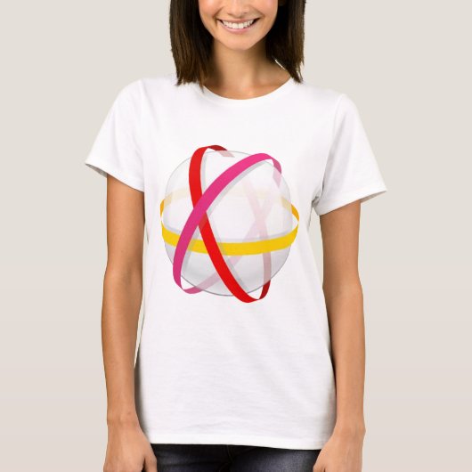 Arts round Ball maken dzine T-shirt (Voorkant)