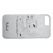 Arts stelde vragen over zijn beddengoed Case-Mate iPhone case (Achterkant (Horizontaal))
