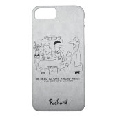 Arts stelde vragen over zijn beddengoed Case-Mate iPhone case (Achterkant)