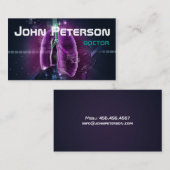 Arts Therapist Pulmonoloog Physican Red Card Visitekaartje (Voorkant / Achterkant)