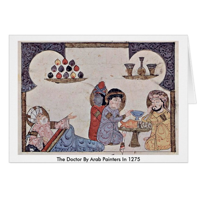 Arts van Arabische schilders in 1275 (Voorkant Horizontaal)