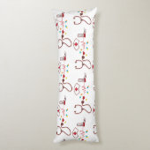 arts, verpleegkundige, arts, ziekenhuis lichaamskussen (Achterkant (Verticaal))