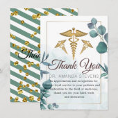 Arts | Verpleegkundige bedankt kaart (Voorkant / Achterkant)