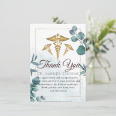 Arts | Verpleegkundige bedankt kaart (Staand voorkant)