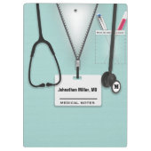 Arts, verpleegkundige of verzorger klembord (Achterkant)
