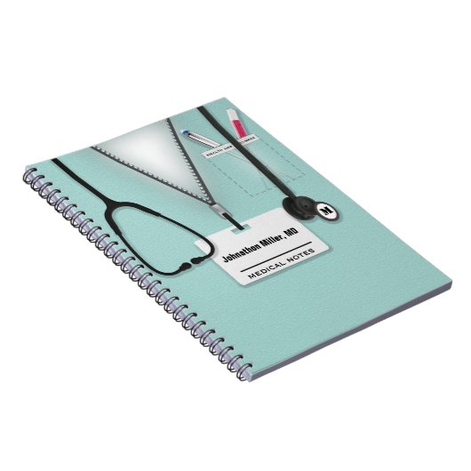 Arts, verpleegkundige of verzorger notitieboek (Rechterzijde)