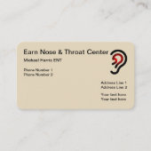 Arts voor everneus en troep visitekaartje (Voorkant)