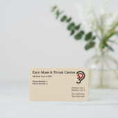 Arts voor everneus en troep visitekaartje (Staand voorkant)