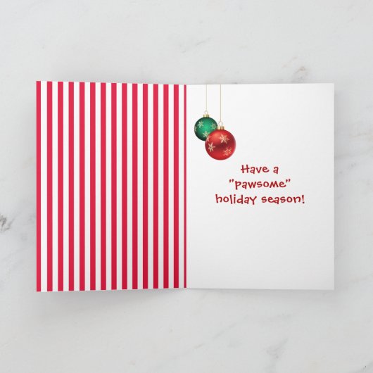 Arts voor kerstlabrador kaart (Binnen)