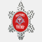 ARTS VOOR TRUMP TIN SNEEUWVLOK ORNAMENT (Rechts)