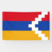 Artsakh flag Banner (Horizontaal)