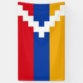 Artsakh flag Banner (Verticaal)