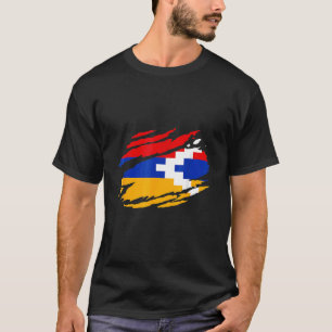 Artsakh Flag Proud Artsakh steunt Artsakh sterk T-shirt