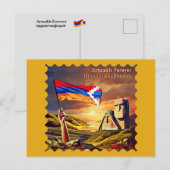 Artsakh Forever Holiday Briefkaart (Voorkant / Achterkant)