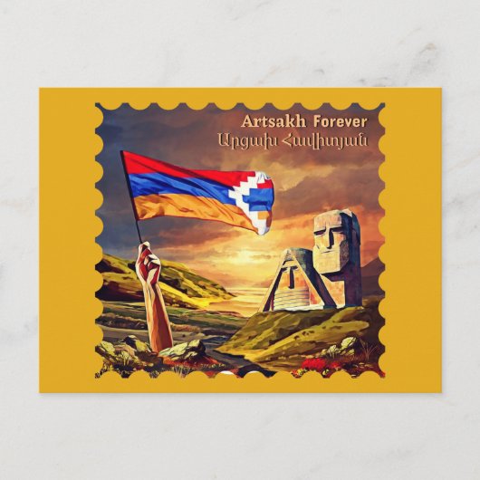 Artsakh Forever Holiday Briefkaart (Voorkant)