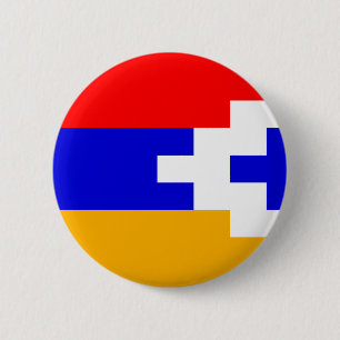 Artsakh (Nagorno-Karabakh) Flag Ronde Button 5,7 Cm