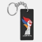 Artsakh Sterke acrylische Sleutelhanger (Voorkant Links)