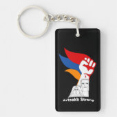 Artsakh Sterke acrylische Sleutelhanger (Voorkant)