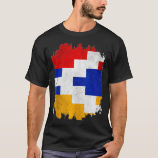 Artsakh Sterke verdediging Artsakh Armenia Vlag Pr T-shirt