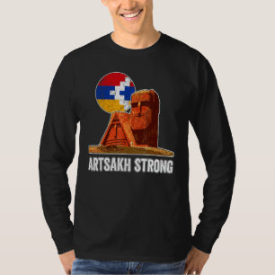 Artsakh: Sterke vrede voor Armeniërs: Stop de oorl T-shirt