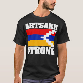 Artsakh Strong Armenia vlag Colors T-shirt