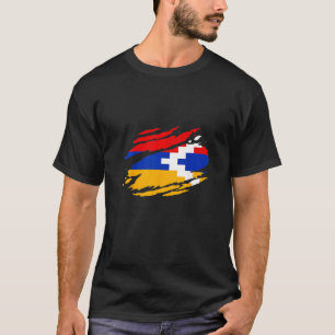 Artsakh-vlag Trots Artsakh Steun Artsakh Sterk T-shirt