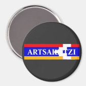 Artsakhtzi-magneet Magneet (Voorkant / Achterkant)
