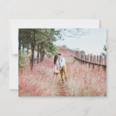 ArtsApp Elegant — Details Faux Gold Luxe Calligraf RSVP Kaartje (Achterkant)