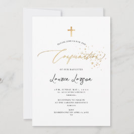 ArtsApp Elegant Faux Gold Calligraphy Bevestiging Kaart