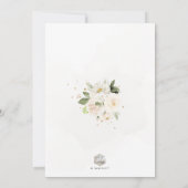 ArtsApp Elegant H2 Alabaster Rozen Doop Kaart (Achterkant)