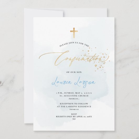 ArtsApp Elegant H2 gewassen Bleke blauwe bevestigi Kaart (Voorkant)