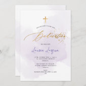 ArtsApp Elegant H2 Wasde Paarse bestemming Kaart (Voorkant / Achterkant)