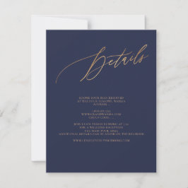 ArtsApp Elegante Details Nepgoud Luxe Kalligrafie RSVP Kaartje