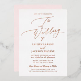ArtsApp Elegante Luxe Calligrafie Bruiloft DIY Kle Folie Uitnodiging