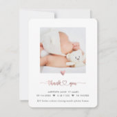 ArtsApp Faux Roos Gold Shower Hartelijk dank Kaart (Voorkant)