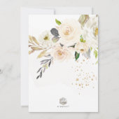 ArtsApp H2 Alabaster Cream Rozen Vrijgezellenfeest Kaart (Achterkant)