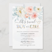 ArtsApp H2 Blush+Blue Rozen Geslacht Onthullen Dou Kaart (Voorkant)